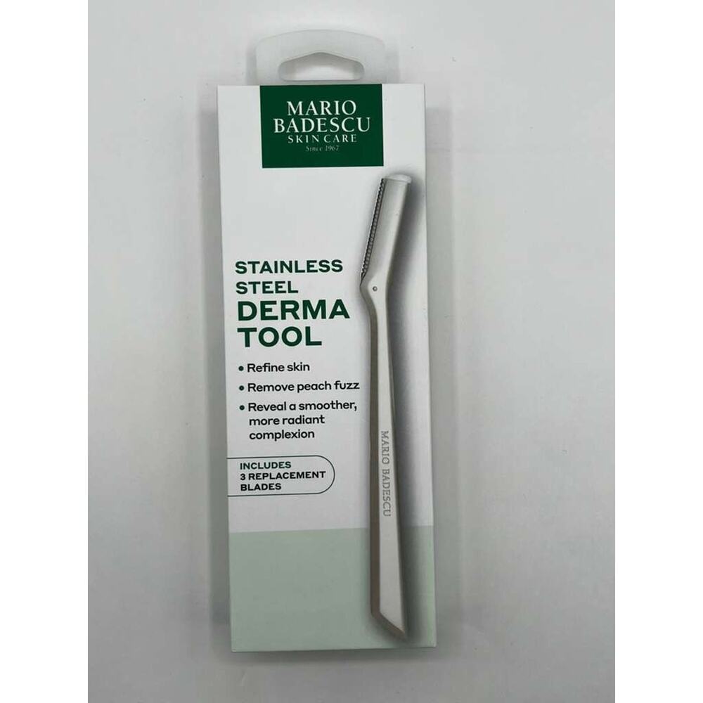 Mario Badescu Stainless Steel Derma Tool Dermaplaning Razor New in Box Sealed